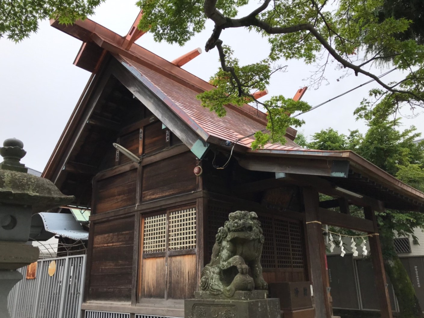 【市川市　I神社　屋根替え工事　完工】